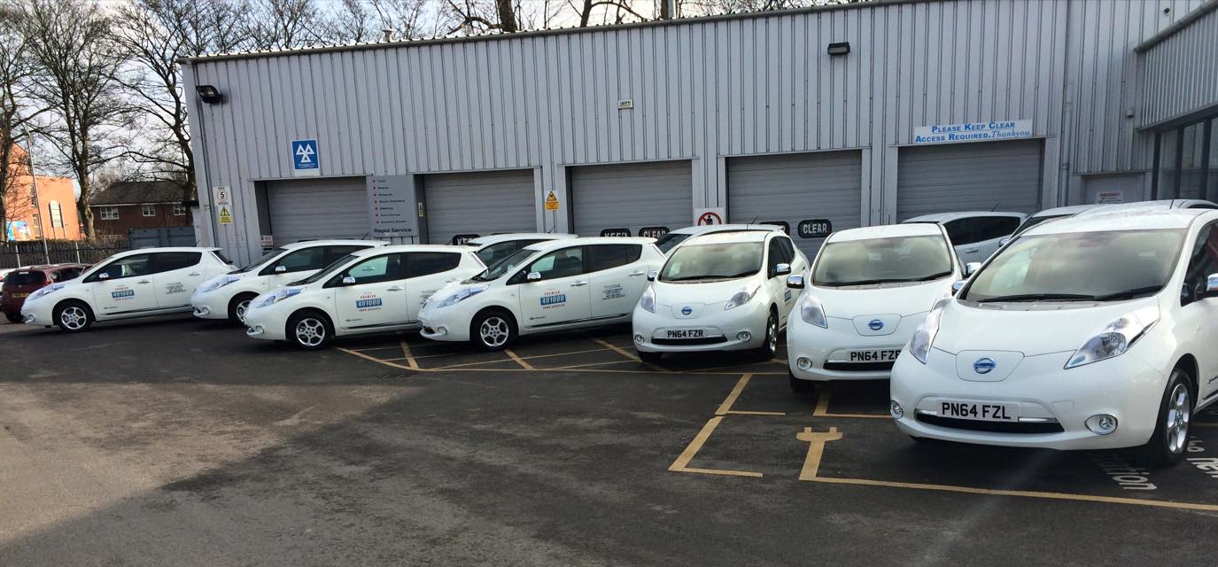 Premier Taxis first Electric Taxis